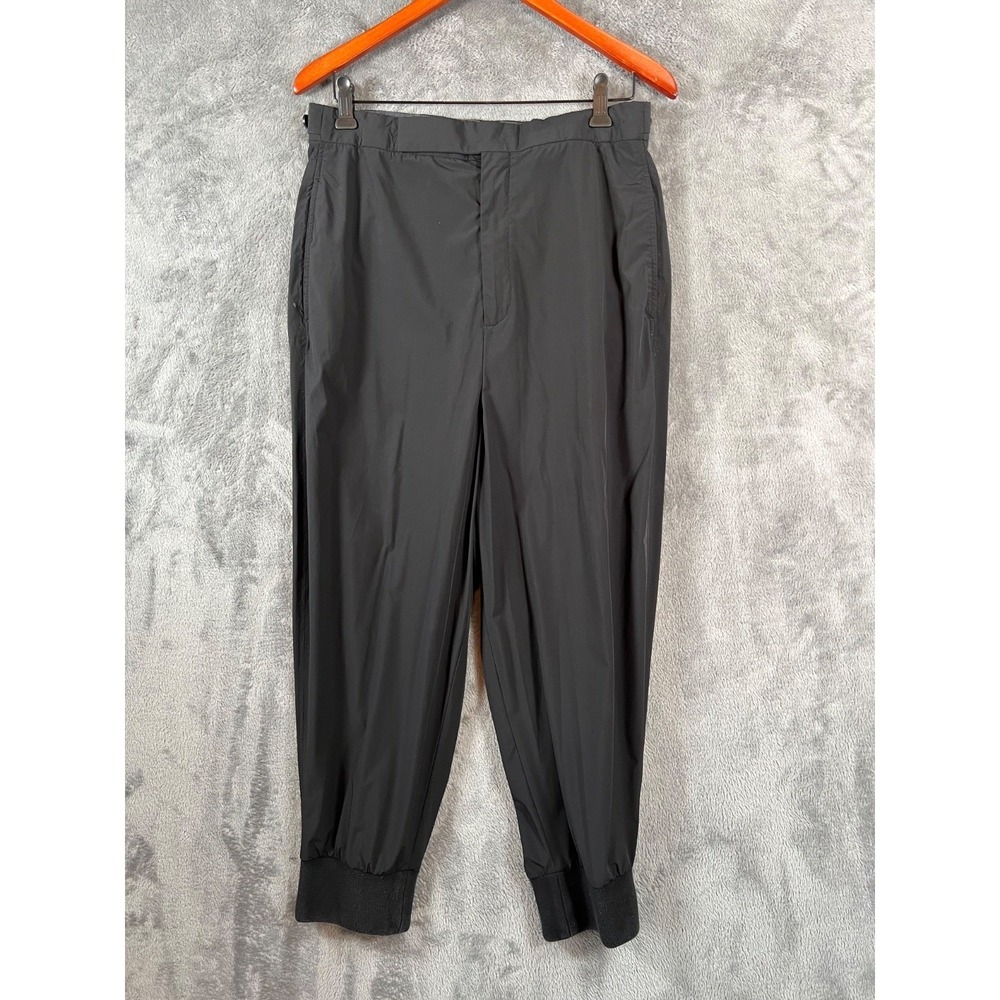 Neil Barrett Jogger Pants Mens IT48 30x25 Black Slouch Fit Cropped Made in Italy